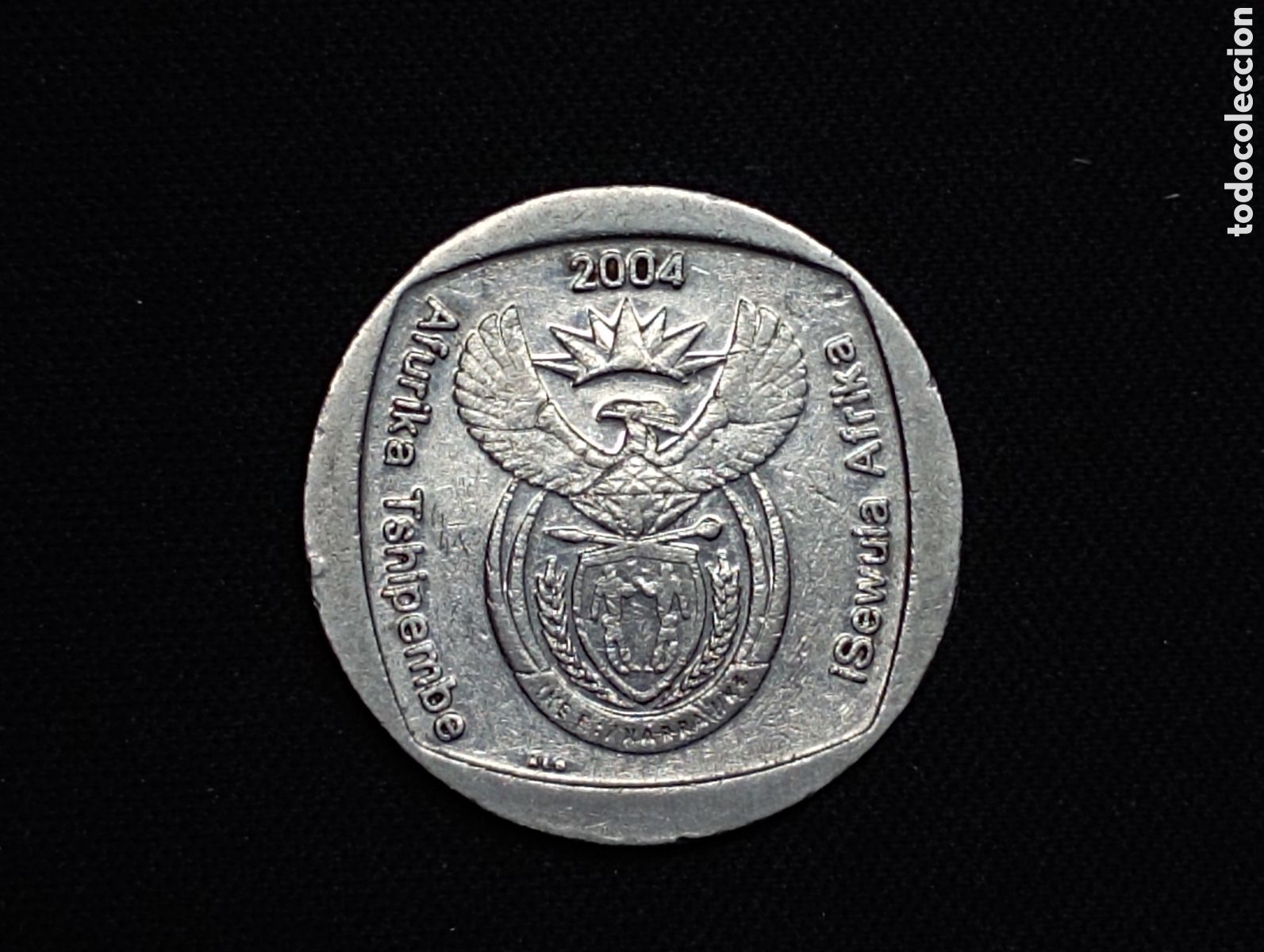Monedas antiguas de &Aacute;frica: Monedas 1 y 2 Rand de 2004 - Foto 5