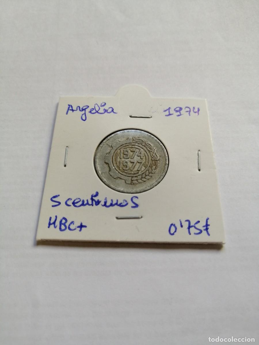 Monedas antiguas de &Aacute;frica: Argelia 5 Centimos 1974 - Foto 1