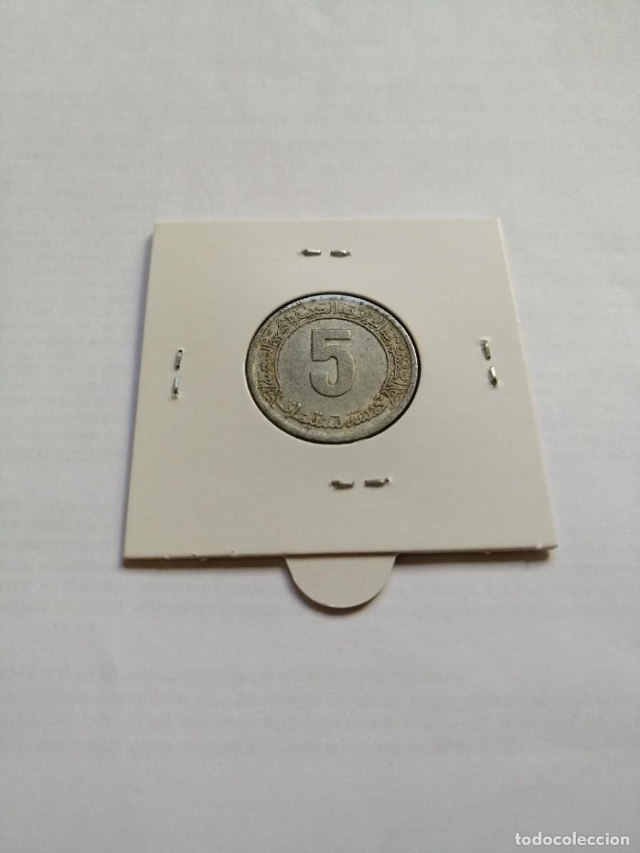 Monedas antiguas de &Aacute;frica: Argelia 5 Centimos 1974 - Foto 2