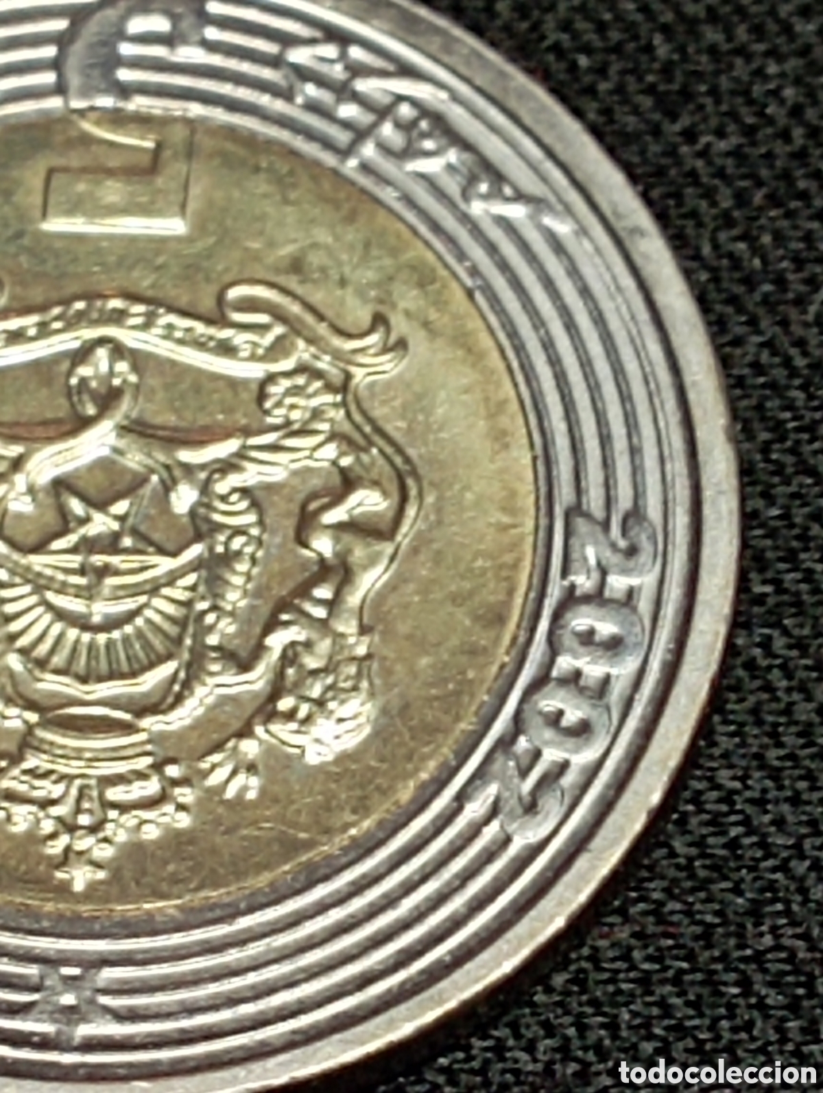 Monedas antiguas de &Aacute;frica: 5 Dirham Marruecos 2002 - Foto 6