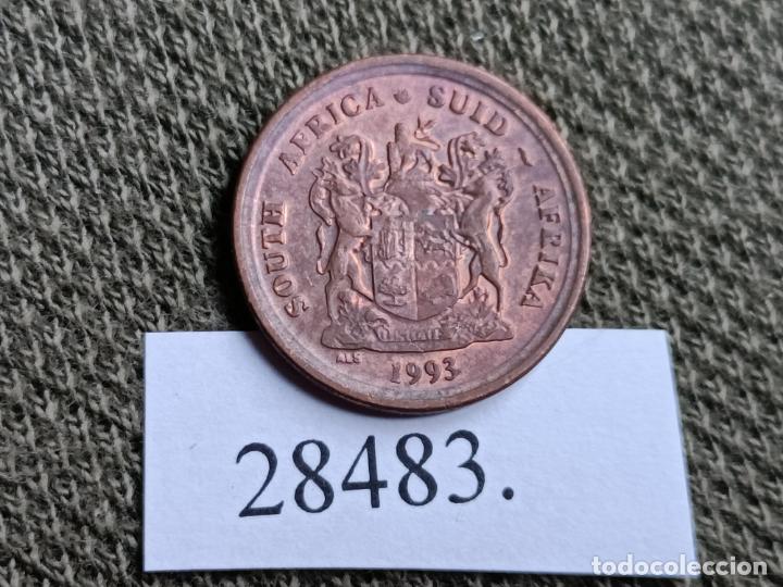 Monedas antiguas de &Aacute;frica: Sudafrica 1 c&eacute;ntimo 1993 - Foto 2