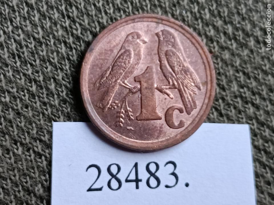 Monedas antiguas de &Aacute;frica: Sudafrica 1 c&eacute;ntimo 1993 - Foto 1
