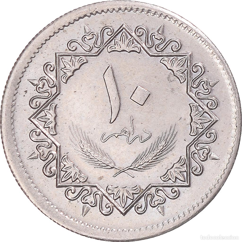 Monedas antiguas de &Aacute;frica: [#1302105] Moneda, Libia, 10 Dirhams, 1975 - Foto 2