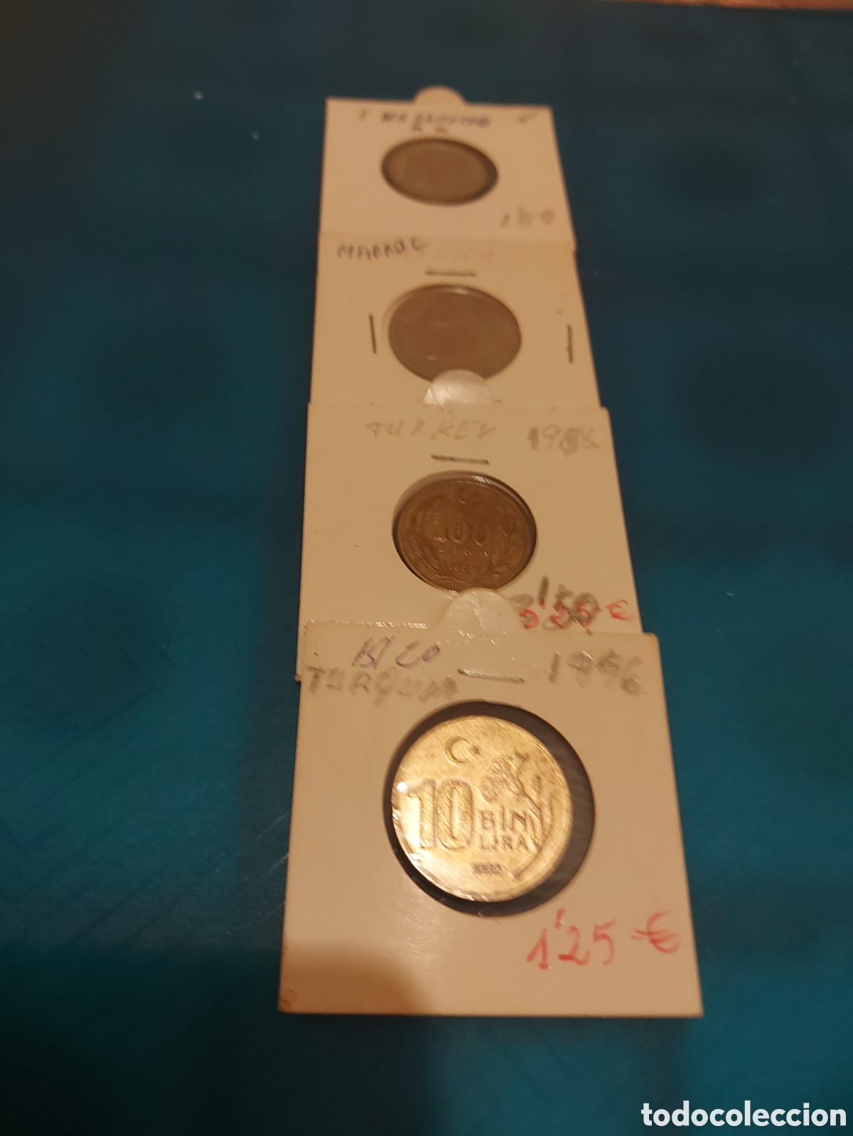 Monedas antiguas de &Aacute;frica: 2Marroc 2 Turkay - Foto 1
