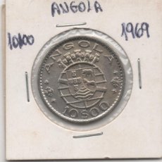 Monedas antiguas de África: FILA MOEDA ANGOLA 1969 10 ESCUDOS CUPRO-NIQUEL CIRCULADA