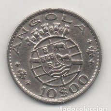 Monedas antiguas de África: FILA MOEDA ANGOLA 1970 10 ESCUDOS CUPRO-NIQUEL CIRCULADA