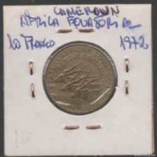 Monedas antiguas de África: FILA MOEDA ESTADOS AFRICA EQUATORIAL FRANCESA 1972 10 FRANCOS (CAMEROUN) CIRCULADA