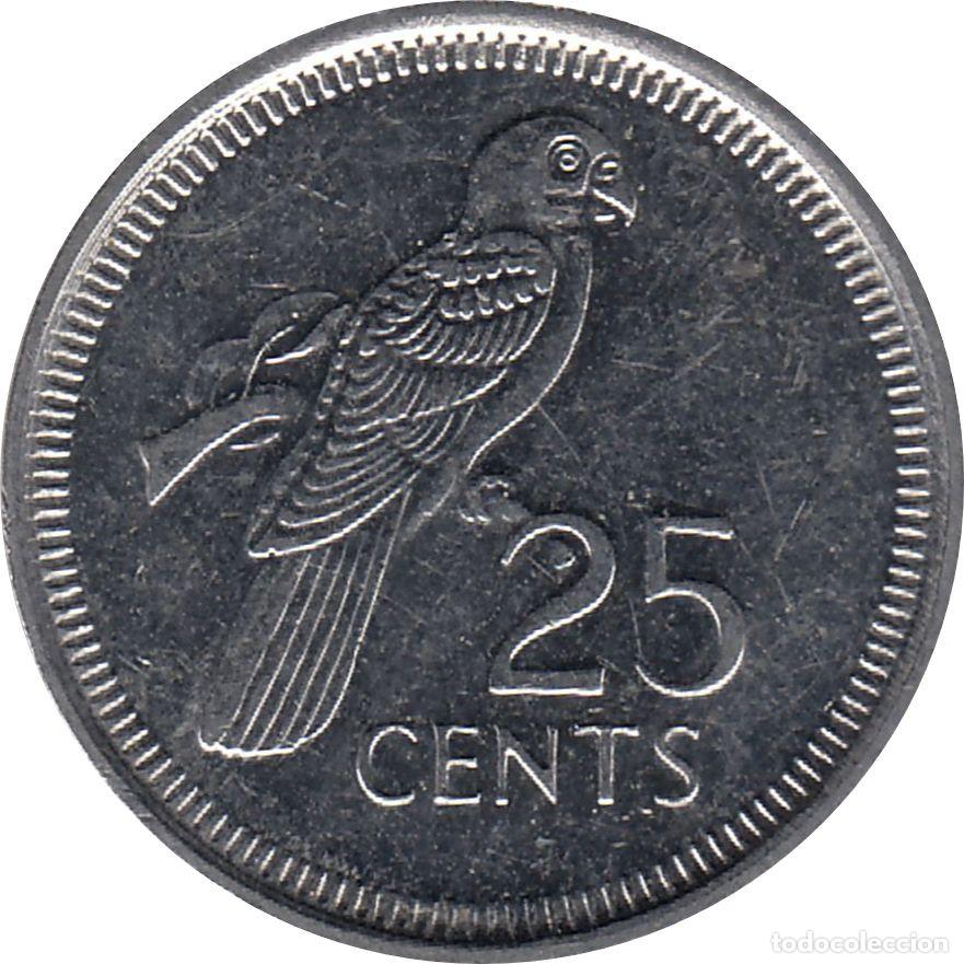 Monedas antiguas de &Aacute;frica: SEYCHELLES 25 Centavos 2010 KM#49a - Foto 1