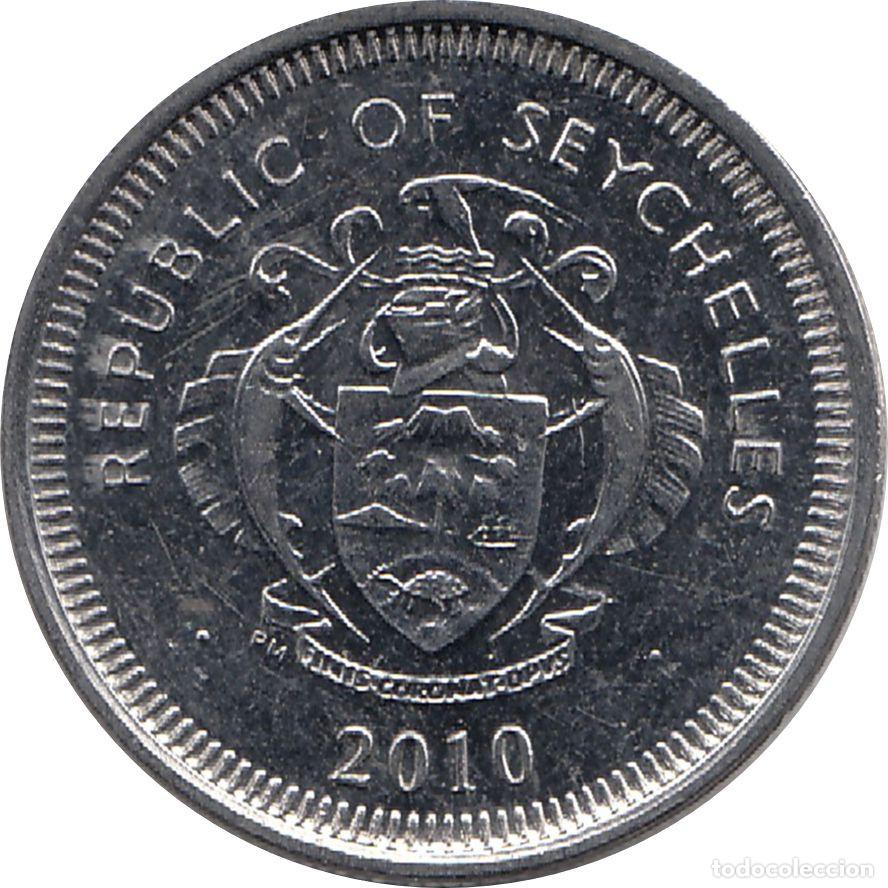 Monedas antiguas de &Aacute;frica: SEYCHELLES 25 Centavos 2010 KM#49a - Foto 2