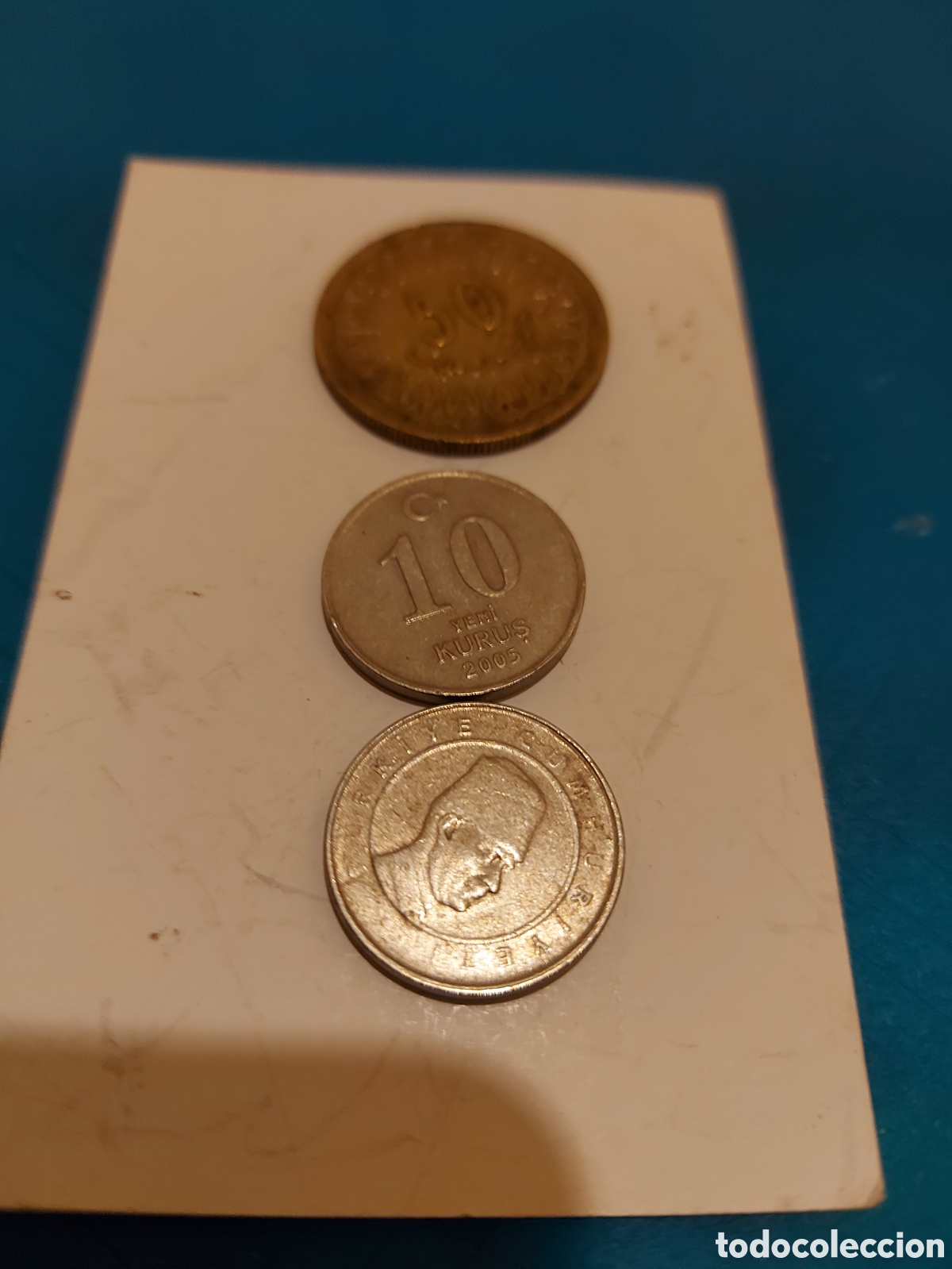 Monedas antiguas de &Aacute;frica: 1Marruecos2 Turkay - Foto 1