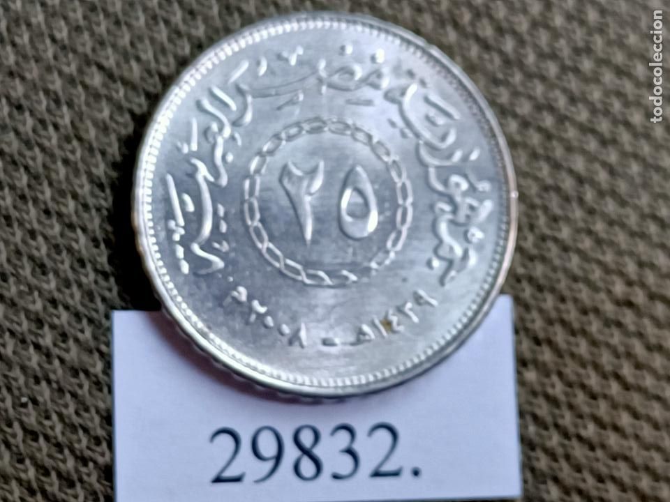 Monedas antiguas de &Aacute;frica: Egipto 25 piastras 2008/1429 - Foto 2