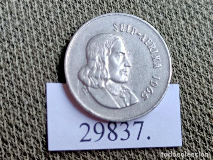 Monedas antiguas de &Aacute;frica: Sudafrica 5 c&eacute;ntimos 1965 - Foto 1