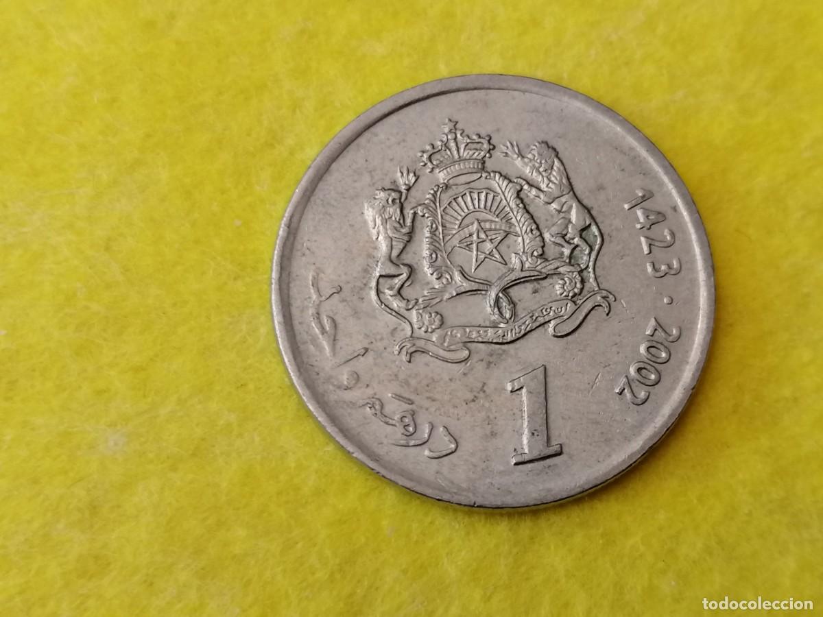 Monedas antiguas de &Aacute;frica: Moneda, Marruecos, 1 d&iacute;rhem, 2002, MBC - Foto 1