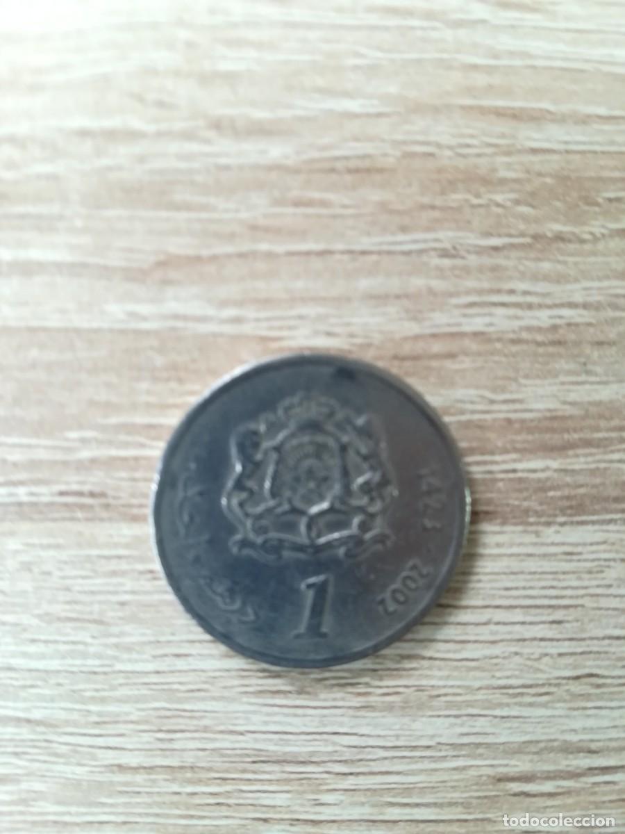 Monedas antiguas de &Aacute;frica: MONEDA 1 DIRHAM, MARRUECOS - A&Ntilde;O 2002. - Foto 2