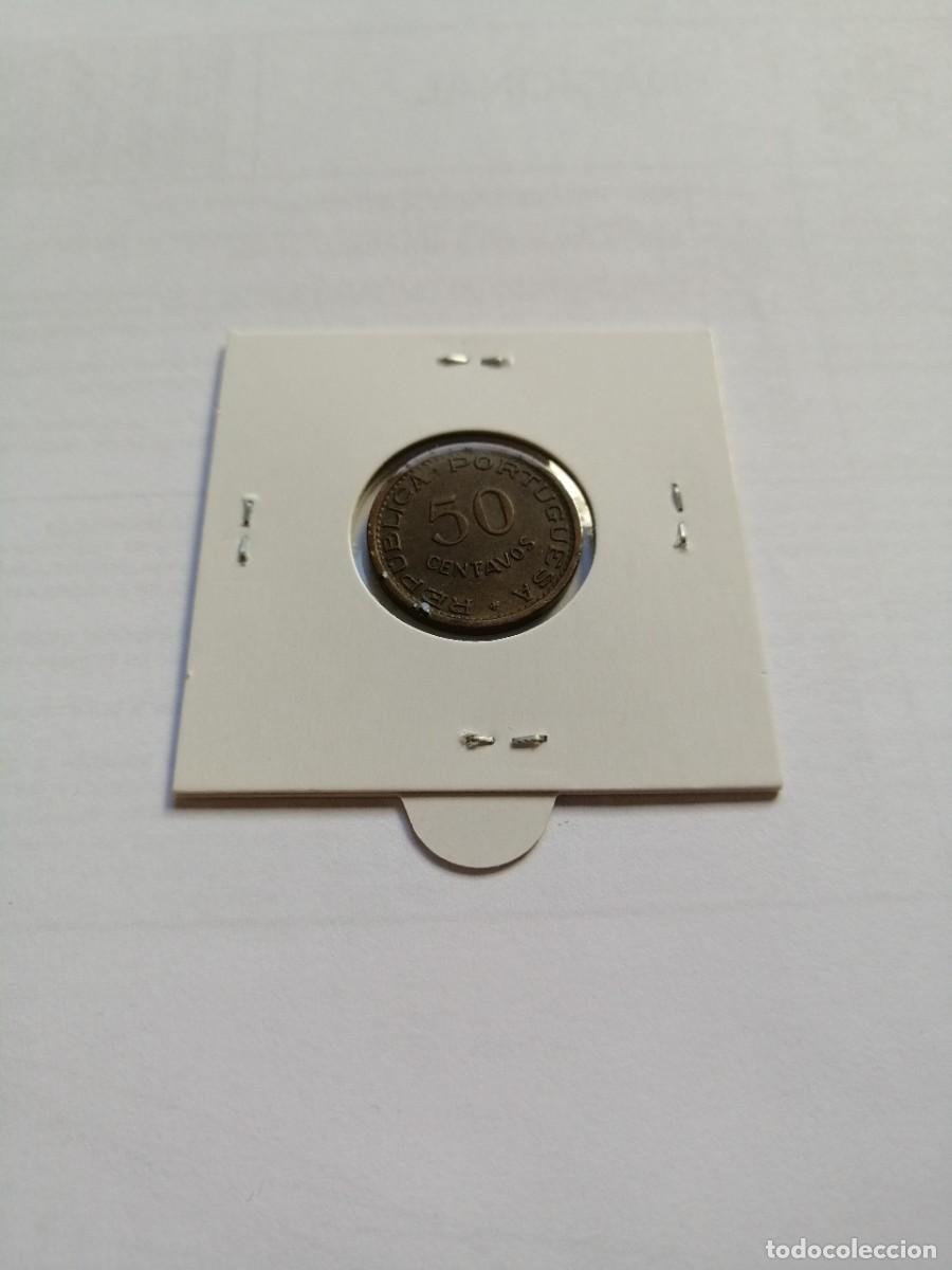 Monedas antiguas de &Aacute;frica: Angola 50 Centavos 1954 - Foto 2