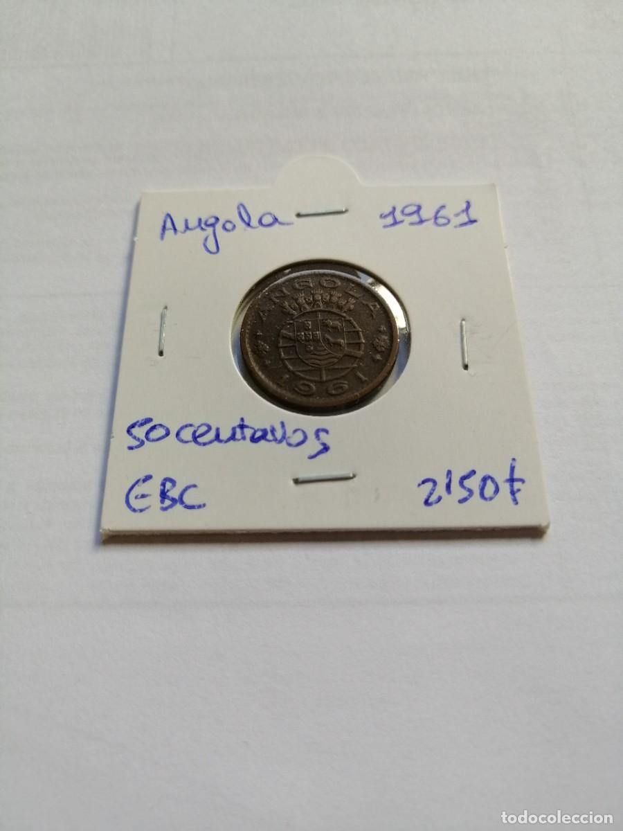 Monedas antiguas de &Aacute;frica: Angola 50 Centavos 1961 - Foto 1