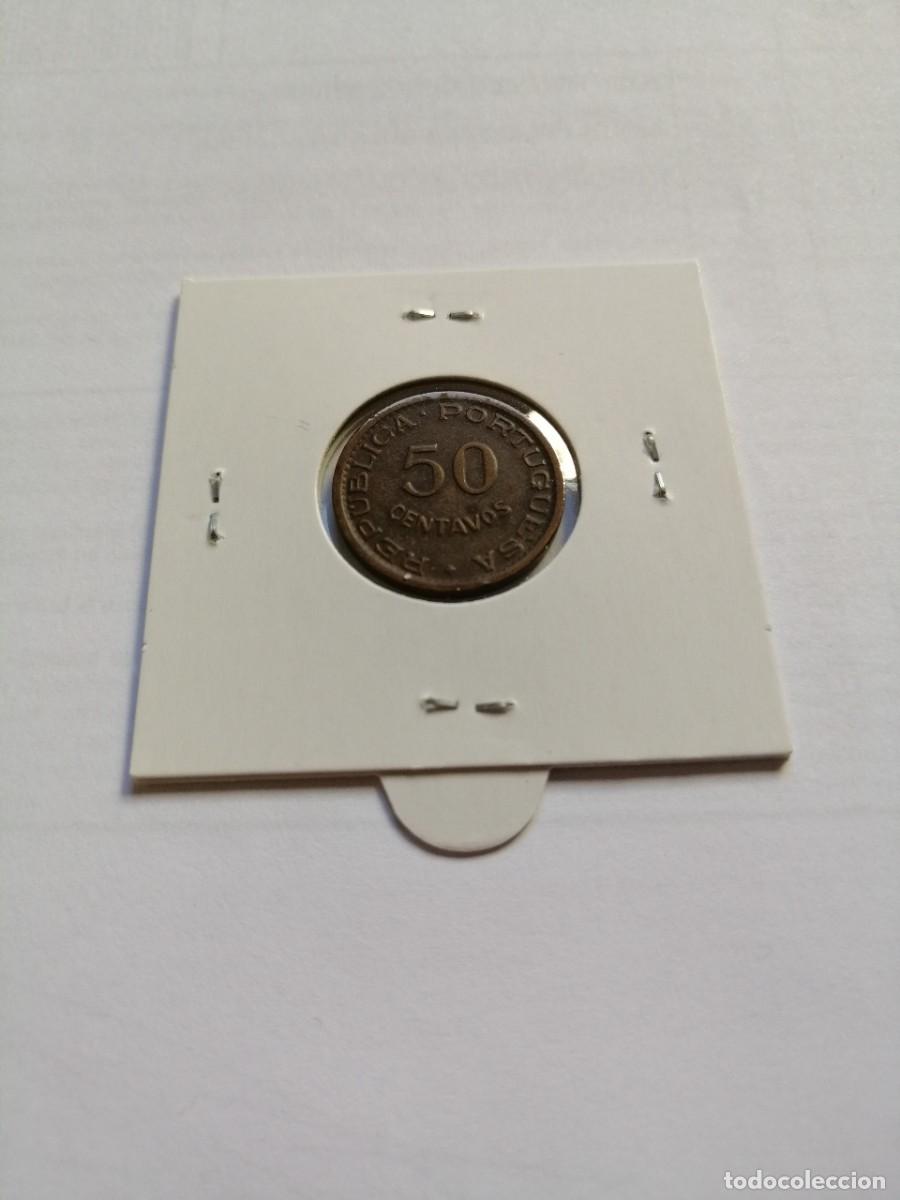 Monedas antiguas de &Aacute;frica: Angola 50 Centavos 1961 - Foto 2