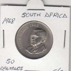 Monedas antiguas de África: ESCASA Y BONITA MONEDA - SOUTH AFRICA 50 CENTAVOS. AÑO 1968 - S/C