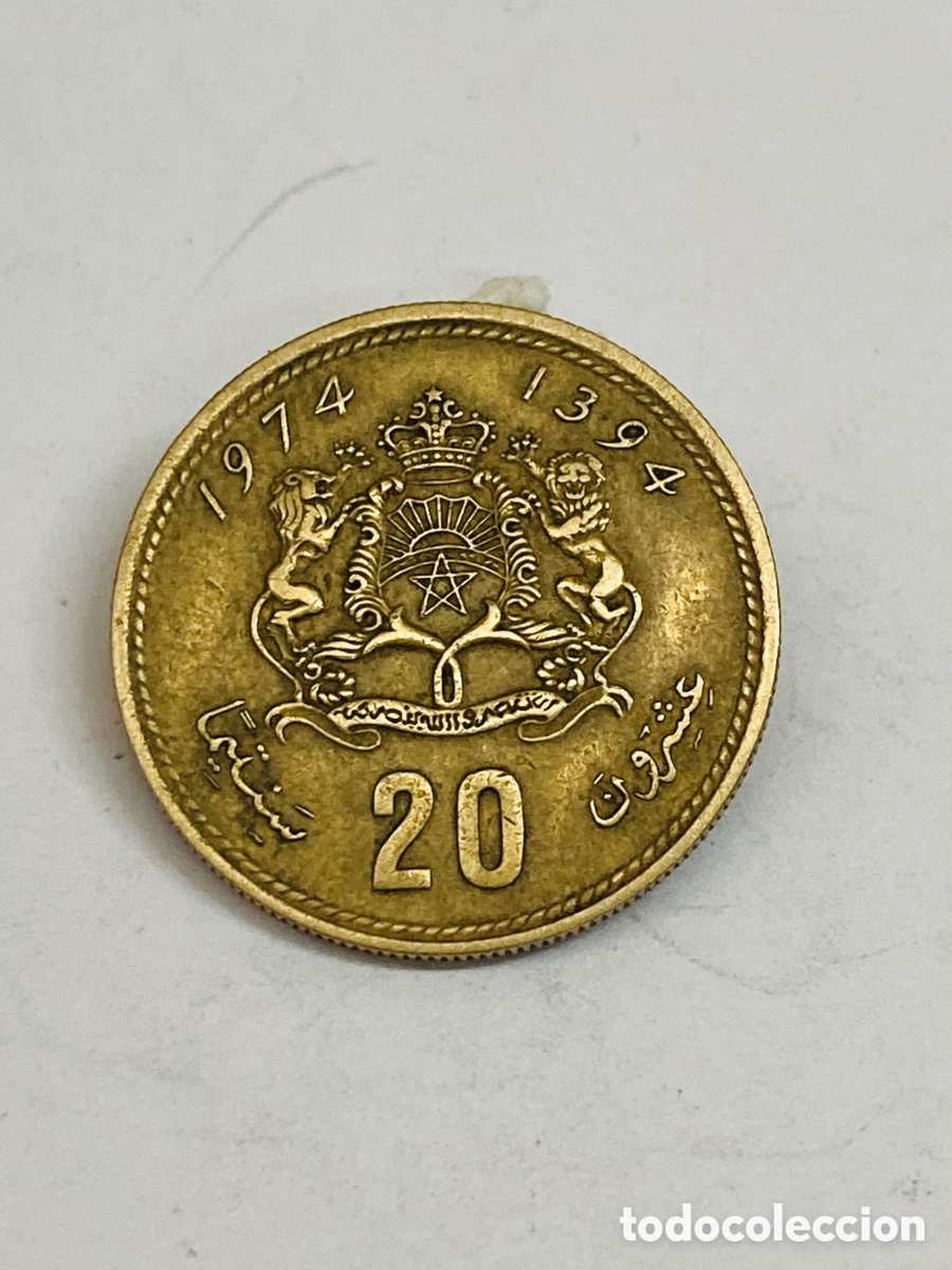 Monedas antiguas de &Aacute;frica: Moneda 20sentimat 1974 L43 - Foto 1