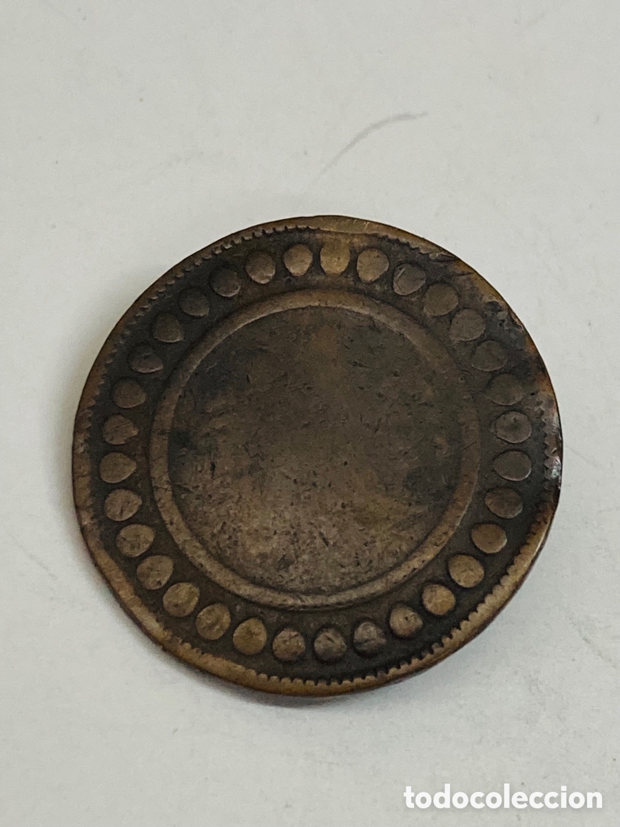 Monedas antiguas de &Aacute;frica: Moneda 5 c&eacute;ntimos T&uacute;nez 1895 - Foto 2