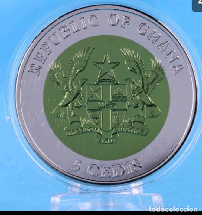 Monedas antiguas de &Aacute;frica: Moneda titanium a color de plata - Foto 3