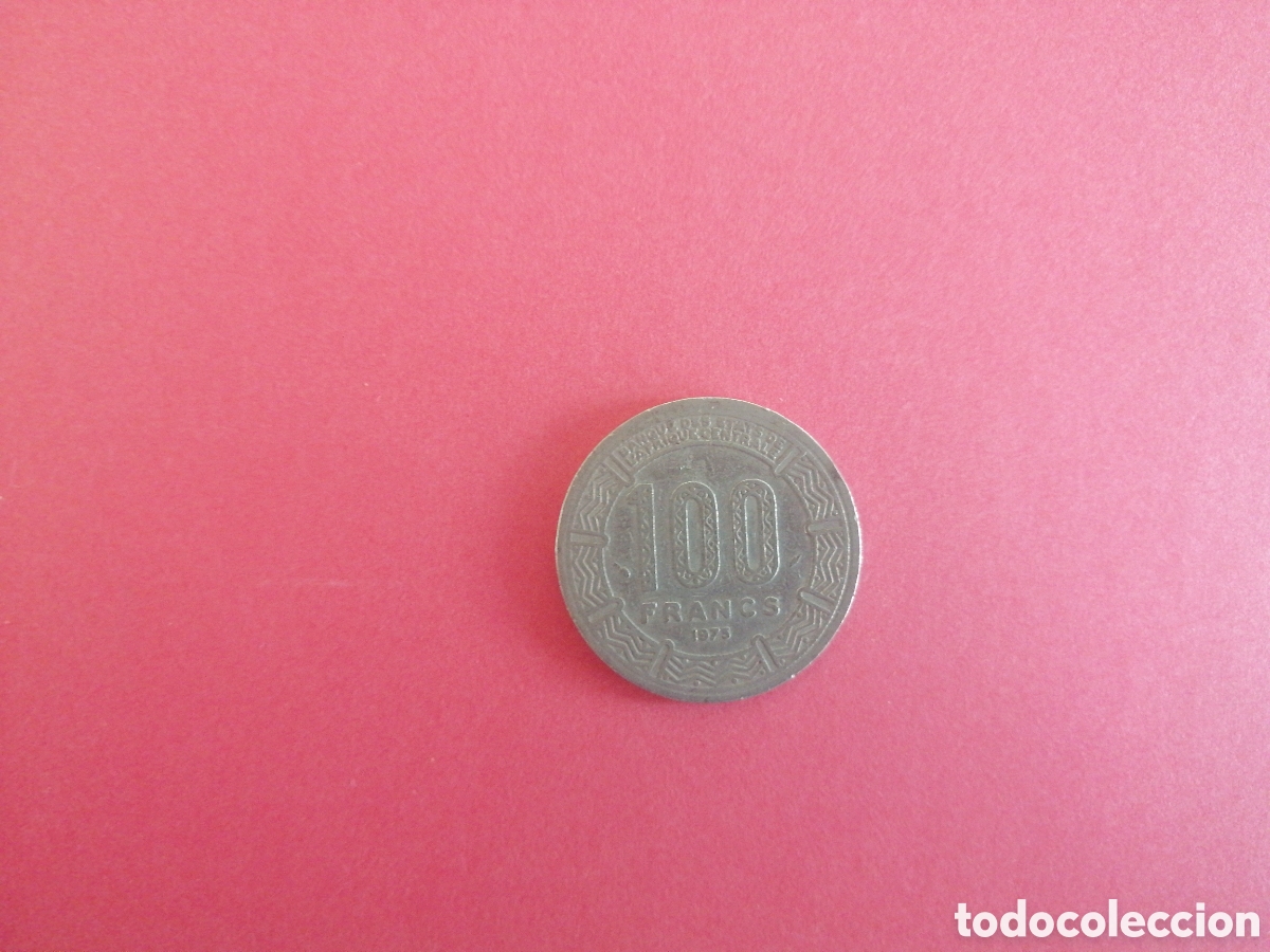 Monedas antiguas de &Aacute;frica: 100 francos de Chad Tchad 1975 - Foto 2