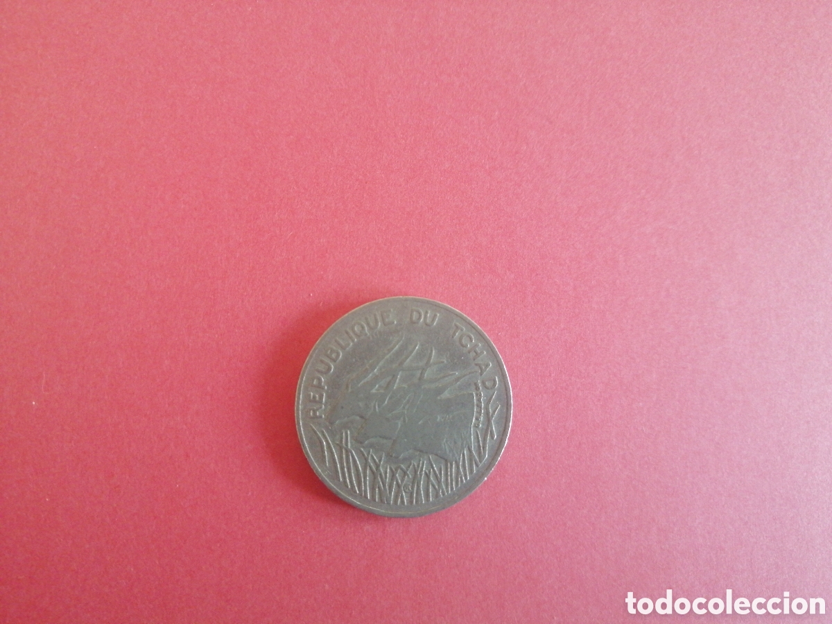 Monedas antiguas de &Aacute;frica: 100 francos de Chad Tchad 1975 - Foto 1