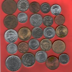 Monedas antiguas de África: LOTE DE 25 MONEDAS INTERNACIONALES. MUY VARIADAS Y TODAS DIFERENTES. LOTE2