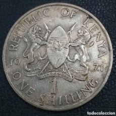 Monedas antiguas de África: KENIA 1 CHELIN 1971