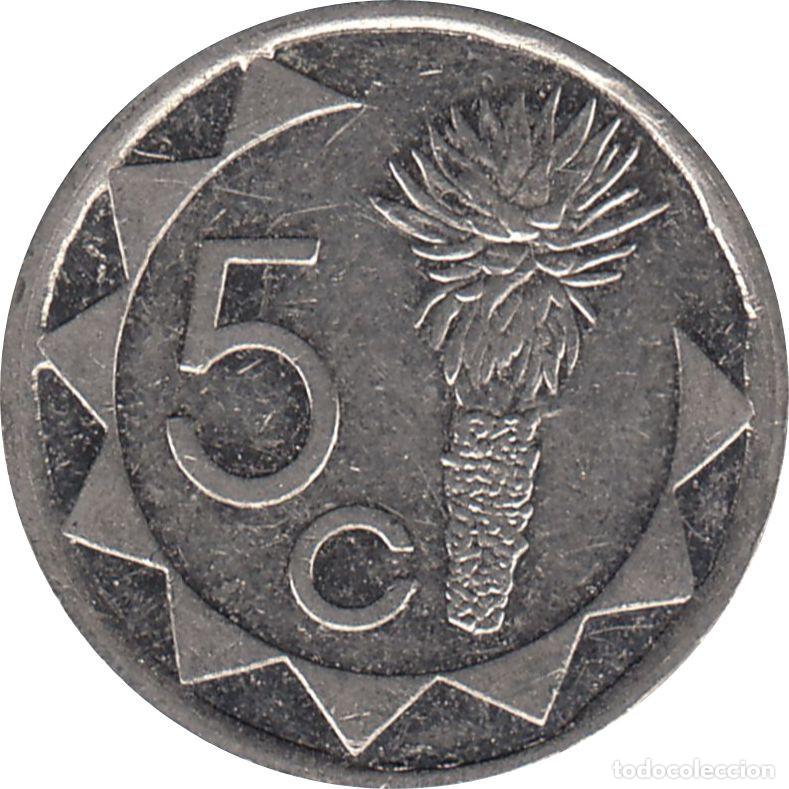 Monedas antiguas de &Aacute;frica: NAMIBIA 5 Centavos 1993 KM#1 - Foto 2