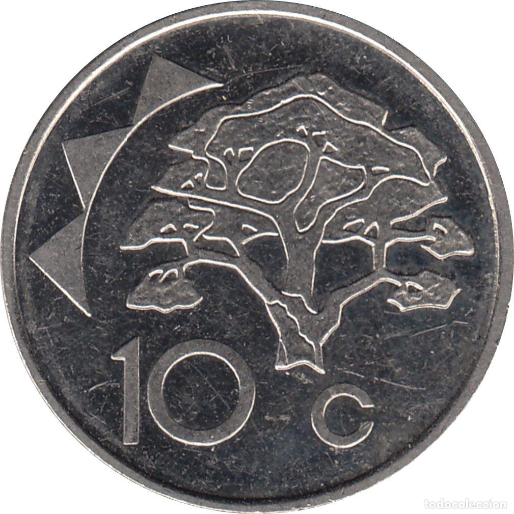 Monedas antiguas de &Aacute;frica: NAMIBIA 10 Centavos 1993 KM#2 - Foto 2
