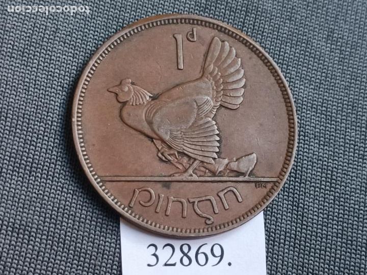 Moedas antigas de &Aacute;frica: Irlanda 1 penique 1937