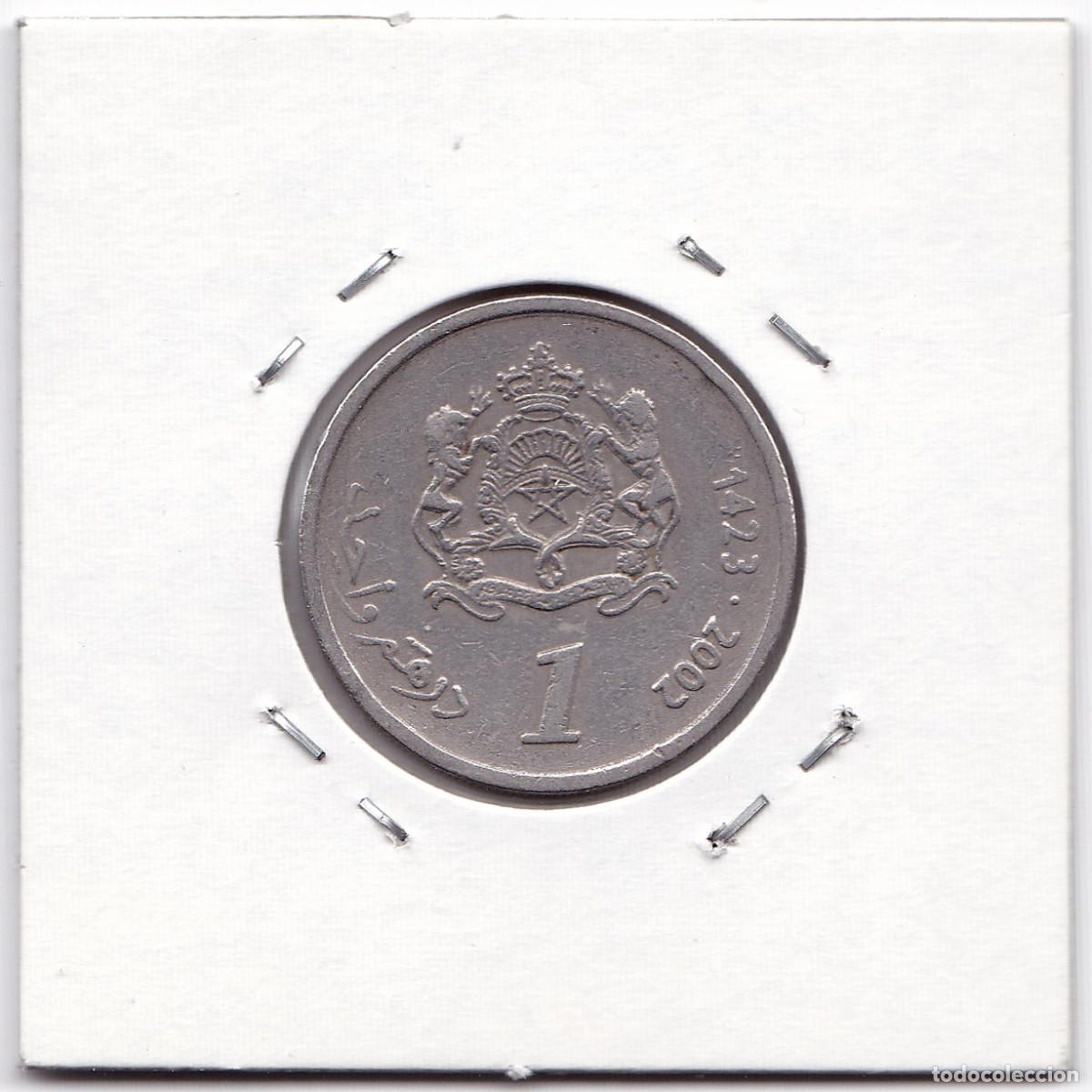 Monedas antiguas de &Aacute;frica: Moneda. MARRUECOS. 1 Dirham, 1423 - 2002 - Foto 2