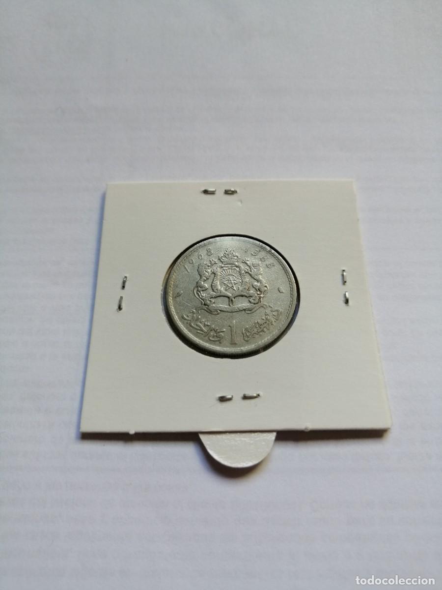 Monedas antiguas de &Aacute;frica: Marruecos 1 Dirham 1968 - Foto 2