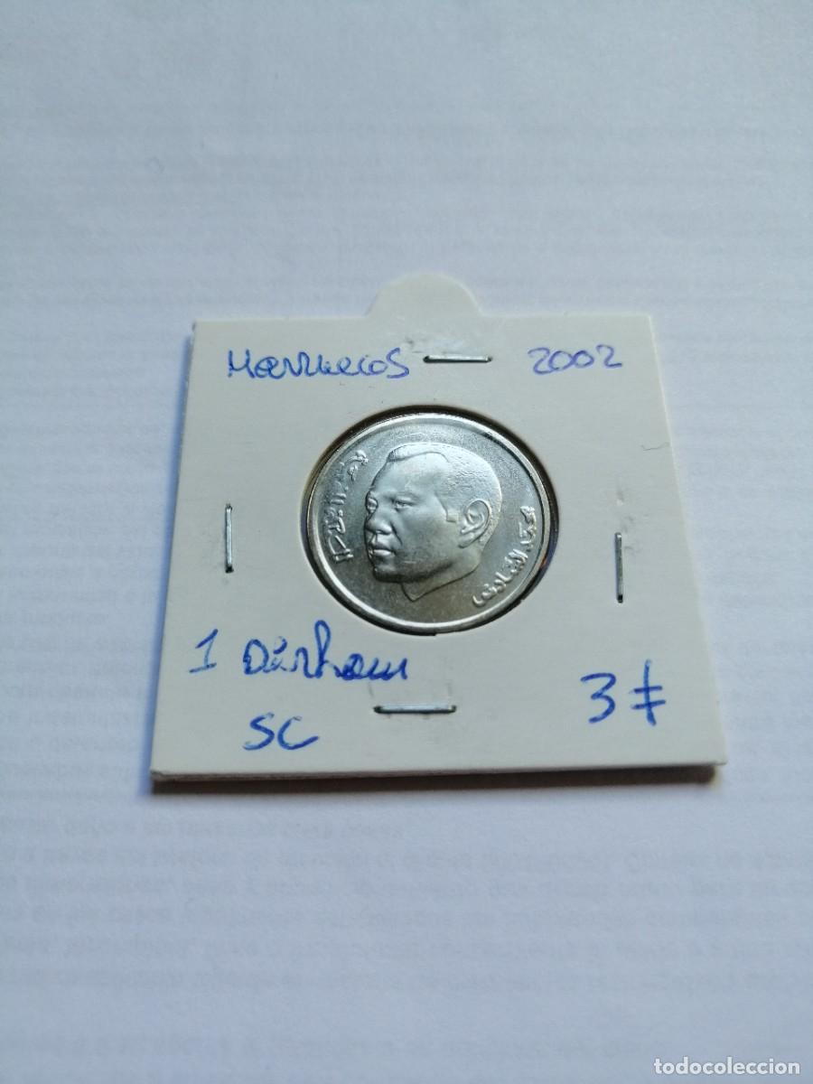 Monedas antiguas de &Aacute;frica: Marruecos 1 Dirham 2002 SC - Foto 1