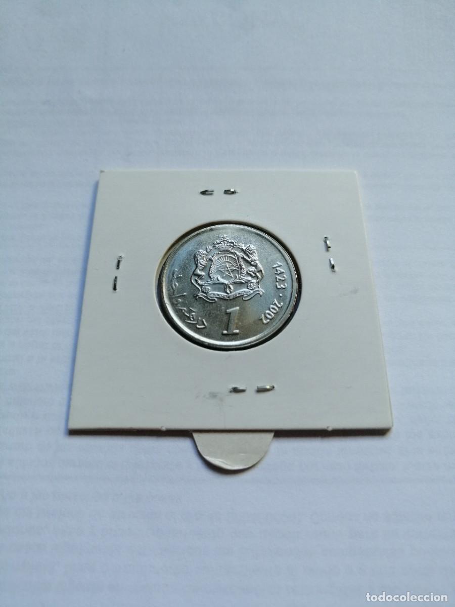 Monedas antiguas de &Aacute;frica: Marruecos 1 Dirham 2002 SC - Foto 2
