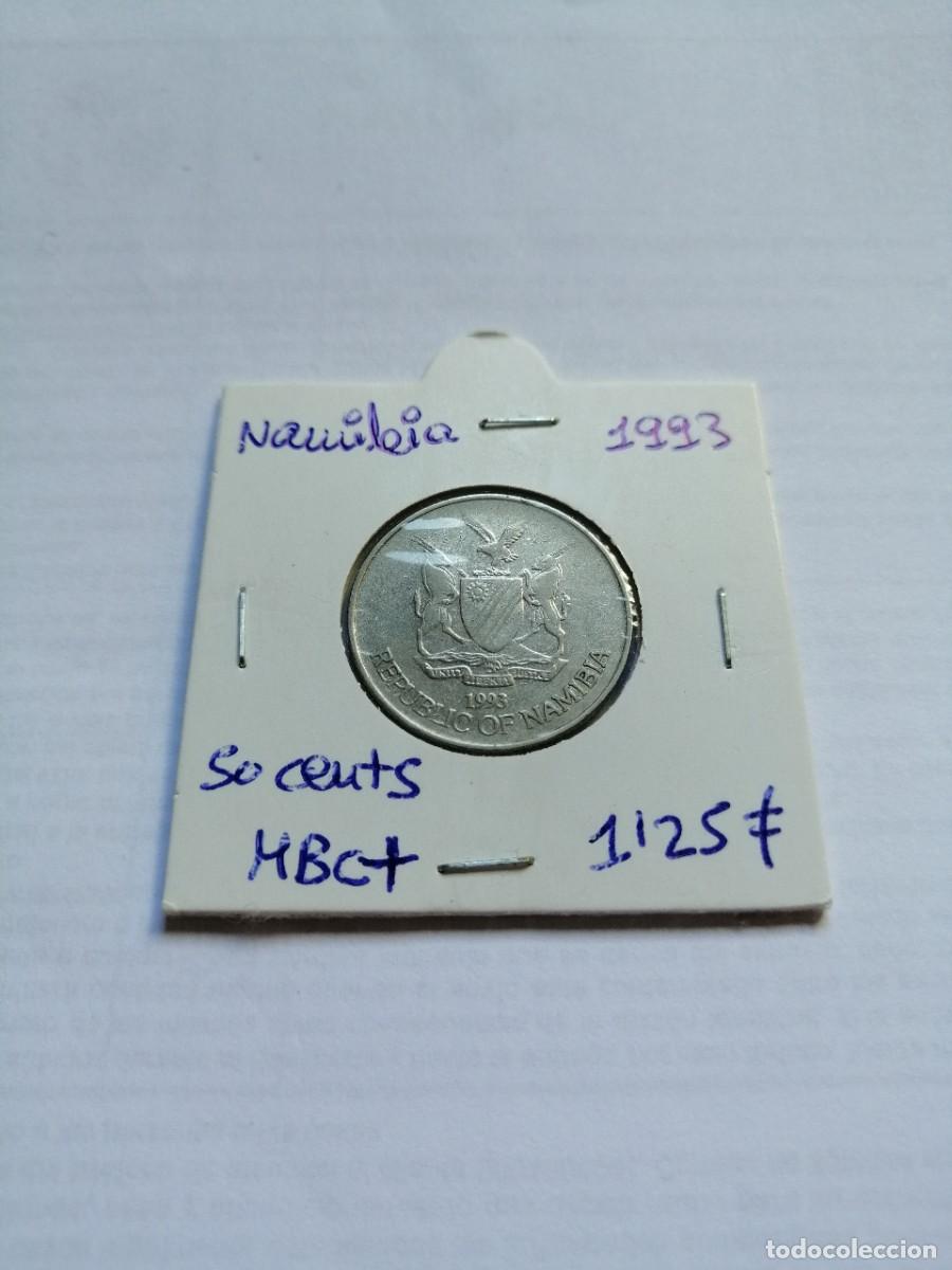 Monedas antiguas de &Aacute;frica: Namibia 50 Cents 1993 - Foto 1