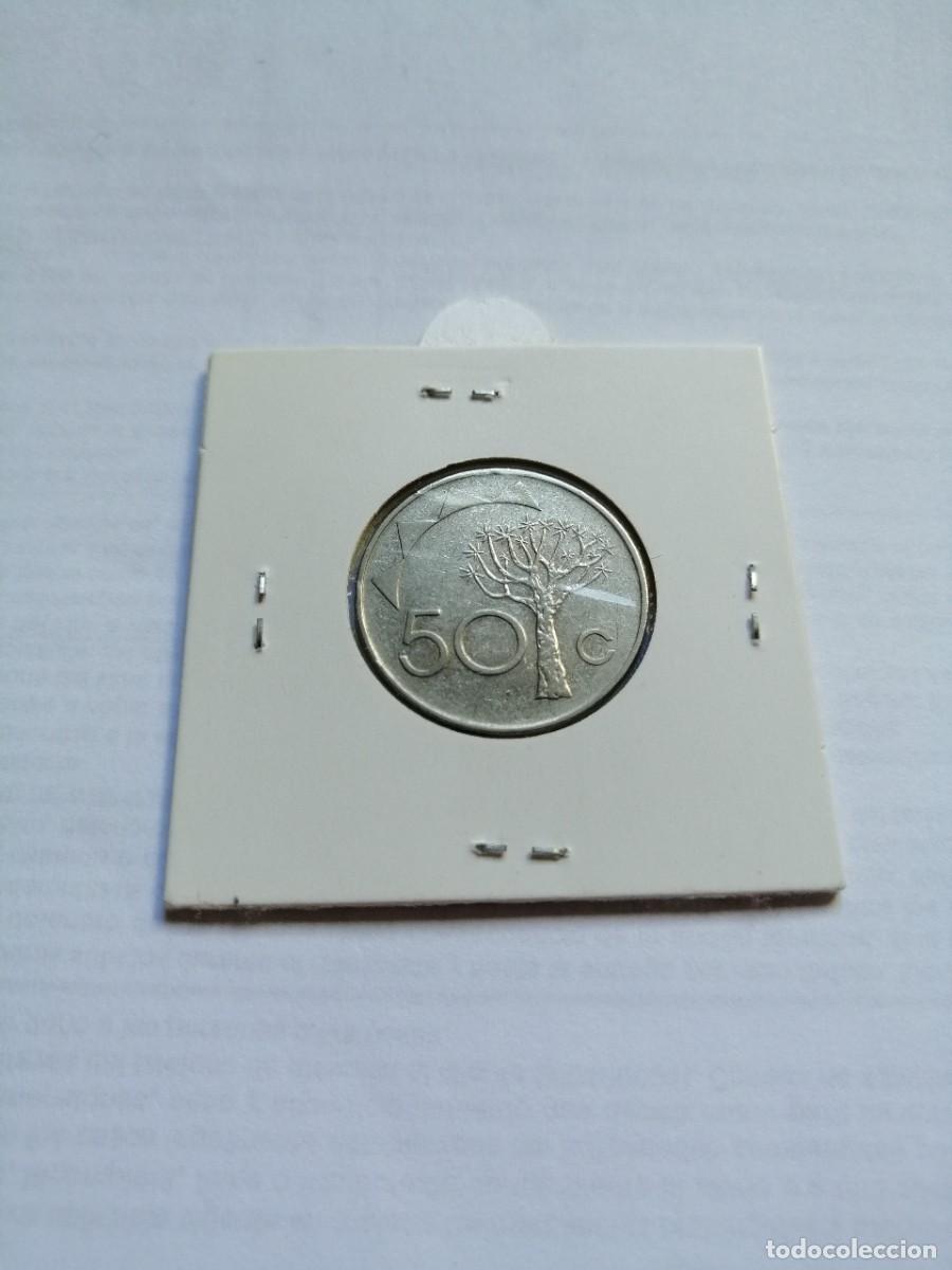 Monedas antiguas de &Aacute;frica: Namibia 50 Cents 1993 - Foto 2