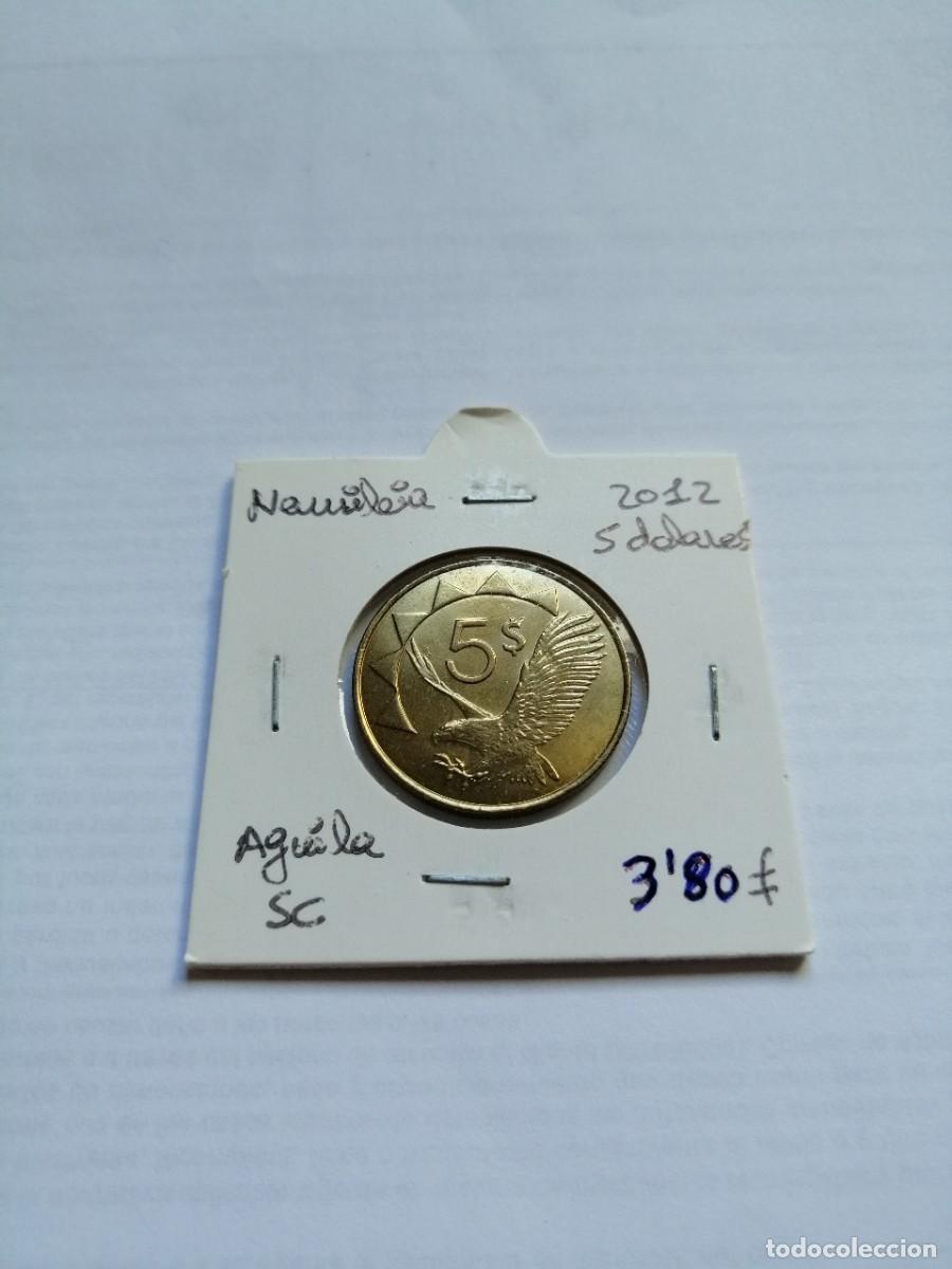 Monedas antiguas de &Aacute;frica: Namibia 5 Dolares 2012 Aguila SC - Foto 1