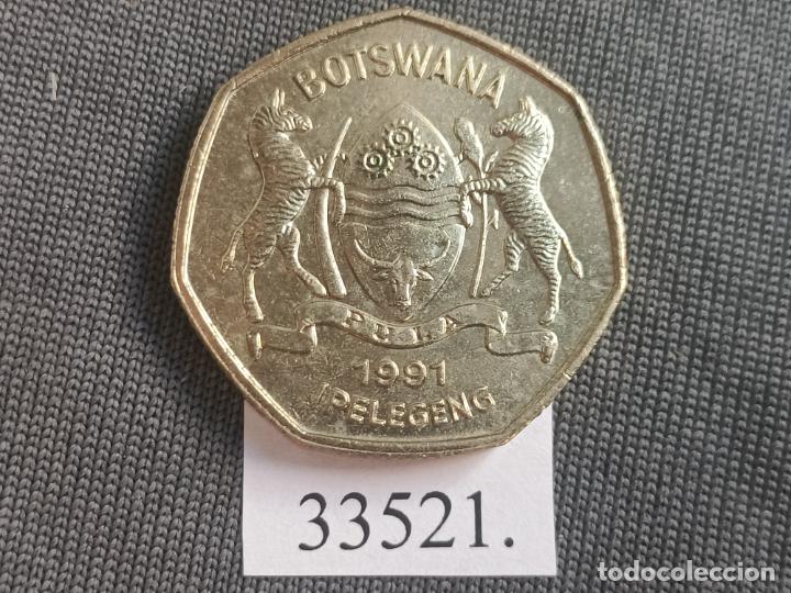 Monedas antiguas de &Aacute;frica: Botswana 1 pula 1991, Botsuana - Foto 2