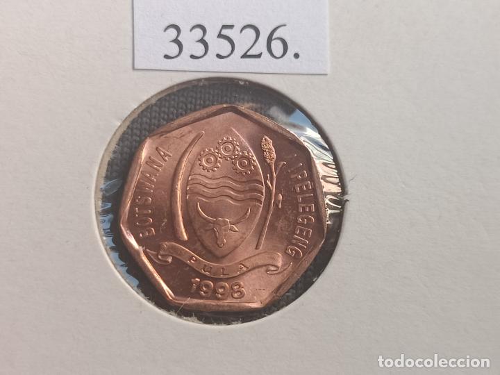 Monedas antiguas de &Aacute;frica: Botswana 5 thebe 1998, Botsuana - Foto 1