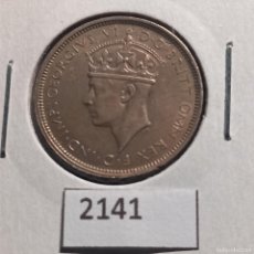 Monedas antiguas de África: ÁFRICA OCCIDENTAL BRITÁNICA 3 PENIQUE 1941