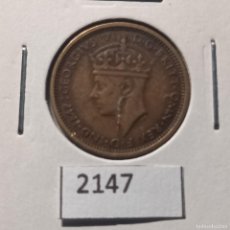 Monedas antiguas de África: ÁFRICA OCCIDENTAL BRITÁNICA 6 PENIQUES 1938