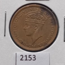 Monedas antiguas de África: ÁFRICA OCCIDENTAL BRITÁNICA 1 CHELIN 1938