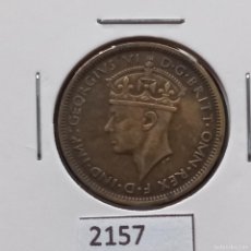Monedas antiguas de África: ÁFRICA OCCIDENTAL BRITÁNICA 1 CHELIN 1943