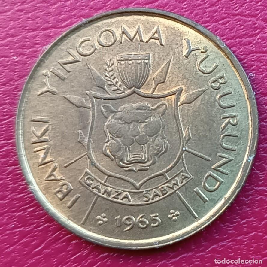 Monedas antiguas de &Aacute;frica: ZC - BURUNDI - 1 FRANCO 1965 - MAWAMBUTSA II