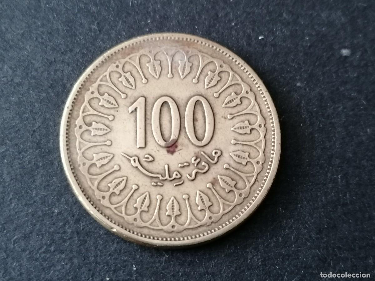 Monedas antiguas de &Aacute;frica: Moneda 100 millim, Tunes, 1997, MBC+ - Foto 1