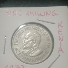 Monedas antiguas de África: MONEDA ONE SHILLING KENIA 1973
