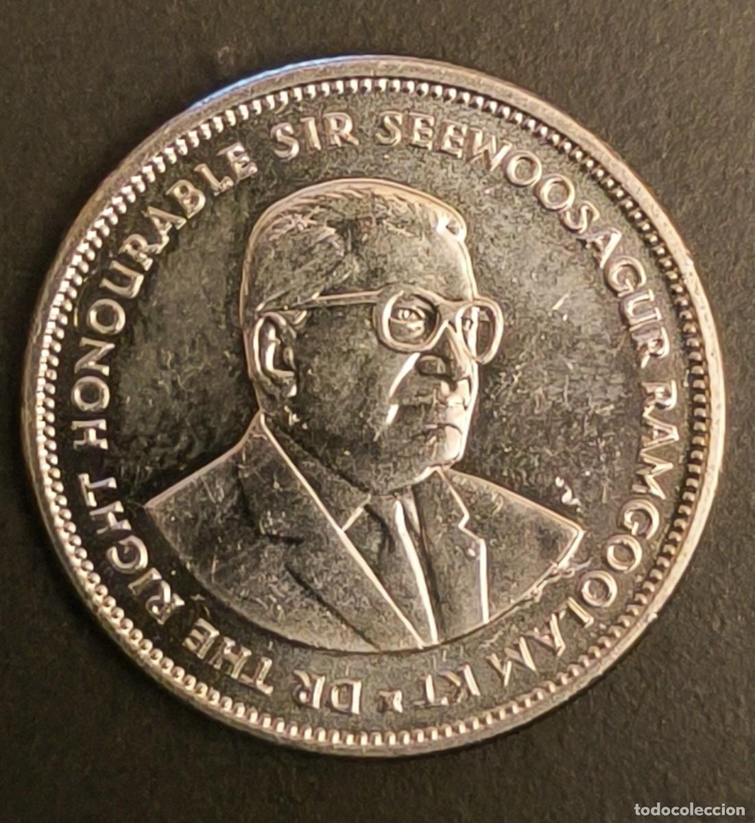Monedas antiguas de &Aacute;frica: Mauricio &frac12; rupias, 2016 - Foto 1