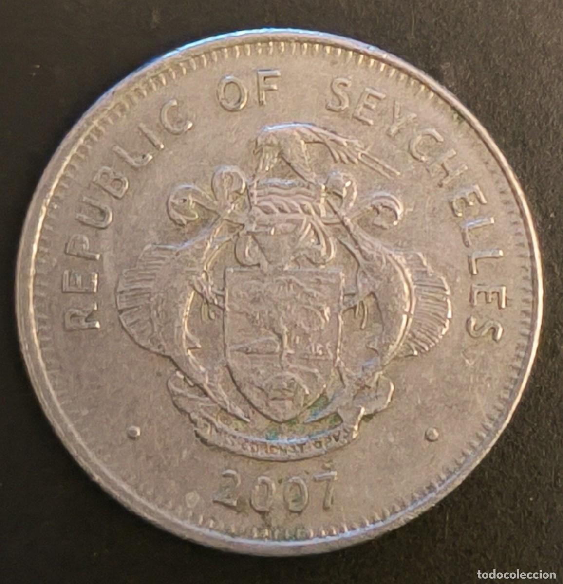 Monedas antiguas de &Aacute;frica: Seychelles 1 rupia, 2007 - Foto 2